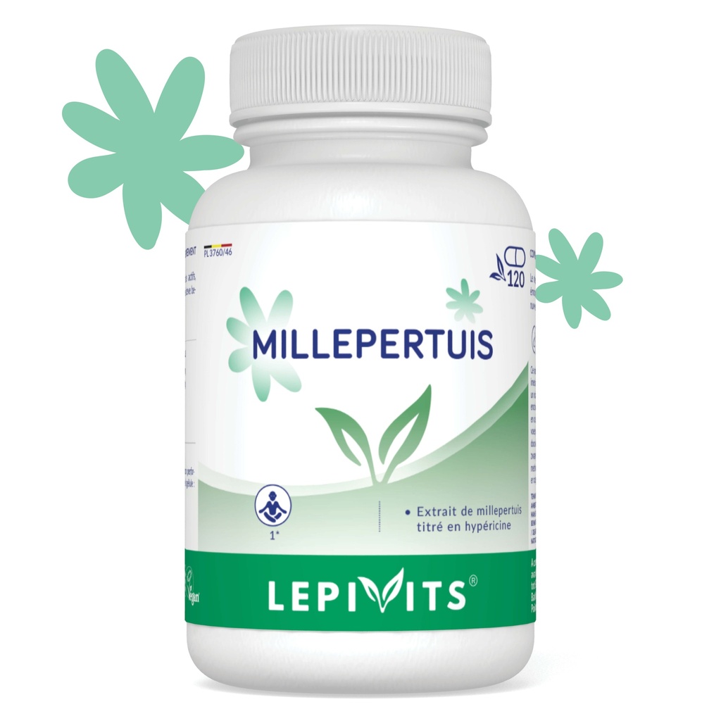 [311-0071] Millepertuis Plus - 120 plantaardige capsules