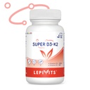 Super D3+K2 - 90 gélules pullulan